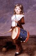 Martin  Drolling Portrait of the Artist-s Son as a Drummer Germany oil painting reproduction